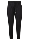 Dsquared2 Drawstring Stretch-fit Track Pants In Black