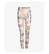 Koral Camouflage-print Lustrous High-shine Stretch-jersey Leggings In Rose Quartz