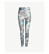 Koral Camouflage-print Lustrous High-shine Stretch-jersey Leggings In Aquamarine Camo