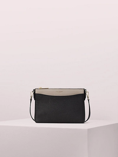 Kate Spade Margaux Medium Convertible Crossbody Bag In Black/warm Taupe
