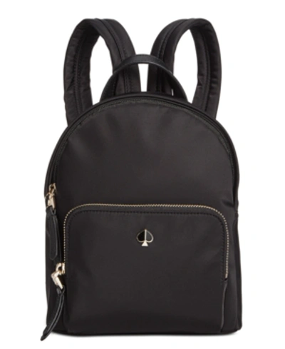 Kate Spade Taylor Small Nylon Backpack In Black/gold
