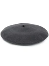 Celine Knitted Beret Hat In Grey