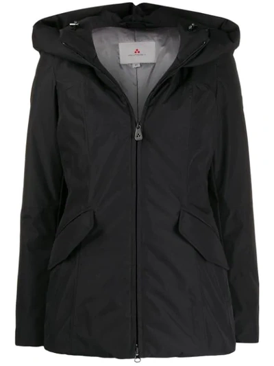 Peuterey Short Puffer Jacket In Black