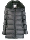 Moncler Torcon Velvet Collar Jacket In Grey