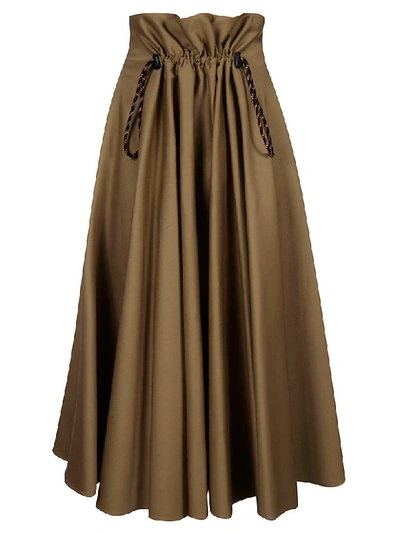 Valentino Ayame Skirt In Brown