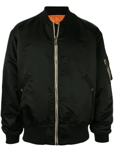 ジャケット・アウター Christian dada Bomber Jacket size48 NWT CHRISTIAN DADA Embroidered Rose Logo Black Bomber Jacket Coat