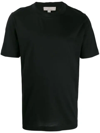 Canali Slim Fit T-shirt - 黑色 In Black