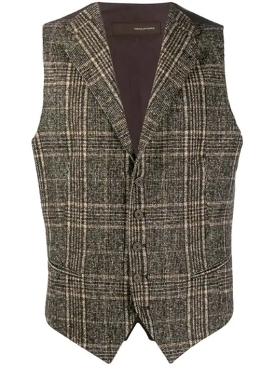 Tagliatore Dennis Waistcoat In Black