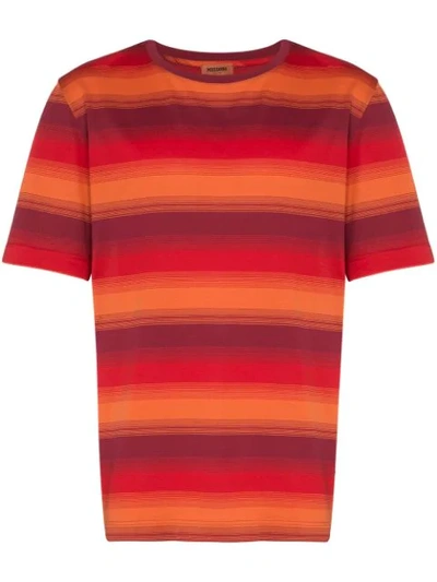 Missoni Stripe Pattern T-shirt In S403d