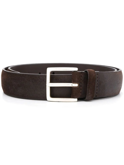 Orciani Faded Effect Belt In Testa Di Moro