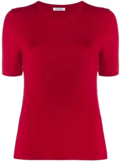 P.a.r.o.s.h Fine Knit T-shirt In Red