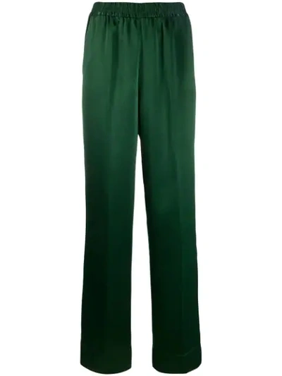 Gianluca Capannolo High-waisted Trousers In Green
