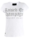 Philipp Plein Ss Gothic Plein T-shirt In White