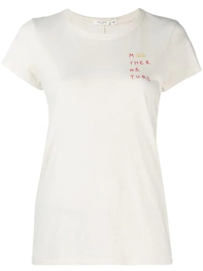 Rag & Bone Mother Nature T-shirt In White