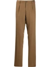 Pt01 Straight Leg Trousers In Neutrals