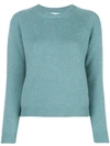 Alexandra Golovanoff Knitted Sweatshirt In Green