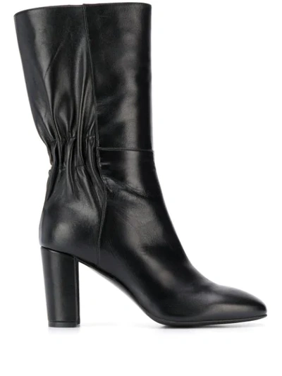 Albano Elasticated Panel Boots In Black