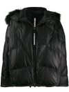 As65 Hooded Padded Jacket In Black