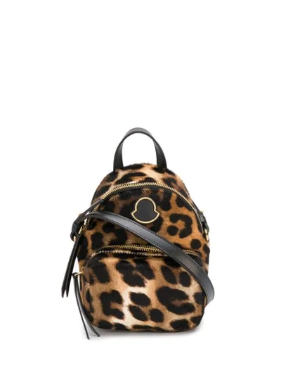 Moncler Kilia Mini Backpack In Brown