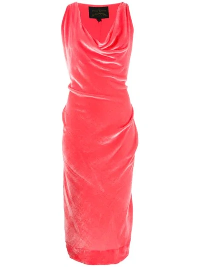 vivienne westwood anglomania pink dress Vivienne Westwood Anglomania Pink Polyamide Jersey Dress IT 42