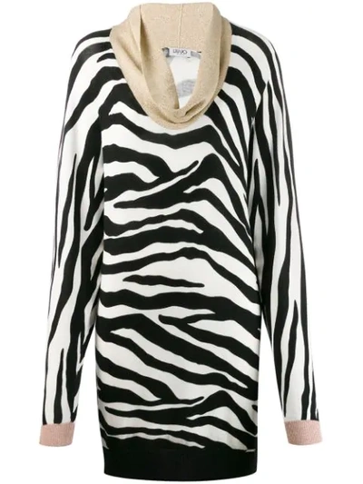 Liu •jo Zebra Print Dress In U9232 Zebra