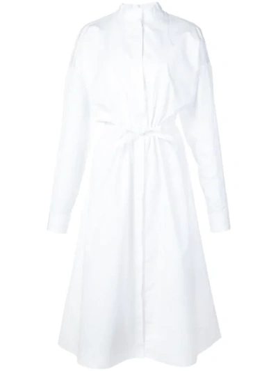 Maison Rabih Kayrouz Poplin Shirt Dress In White