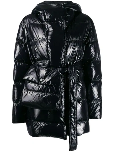 Bacon Hooded Padded Jacket In Black