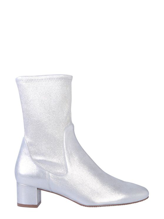 stuart weitzman silver boots