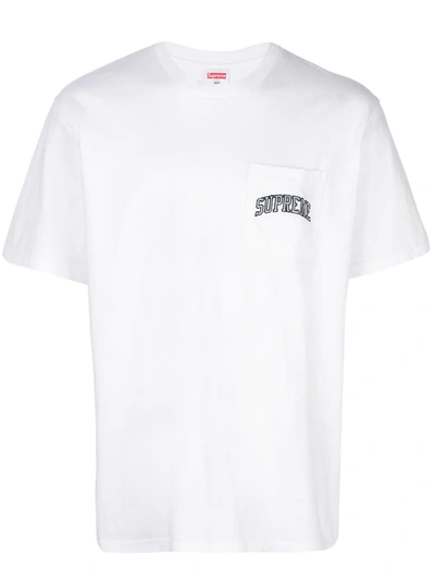 Supreme Raiders 47 Pocket T-shirt In White