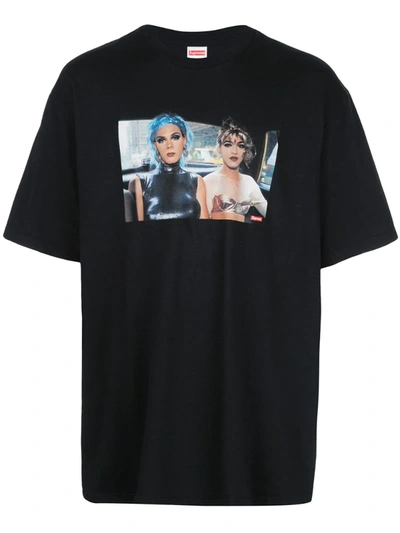 Supreme Nan Goldin Misty And Jimmy Pau T-shirt In Black