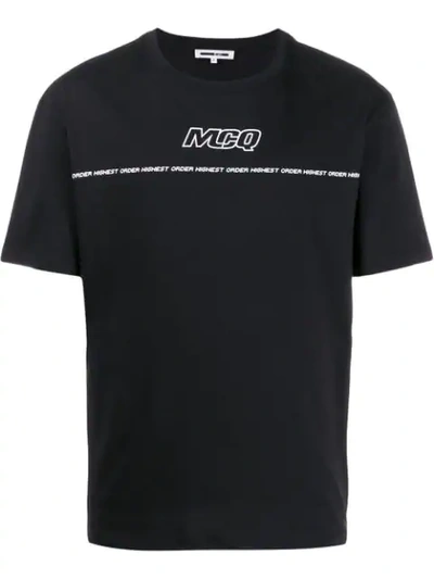 Mcq By Alexander Mcqueen Logo Brand T-shirt In Black