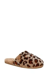 Ugg Fluffette Leopard Flat Slippers In Amphora