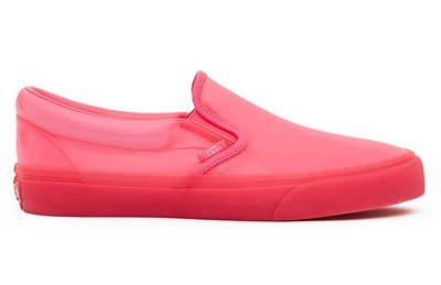 Pre-owned Vans  X Opening Ceremony Slip On Transparent Pink