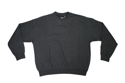 Pre-owned Fear Of God Essentials 3m Logo Crewneck Sweatshirt Black/white