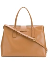 Zanellato Duo Metropolitan Shopping Bag In Brown