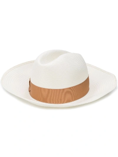 Borsalino Claudette Hat In White