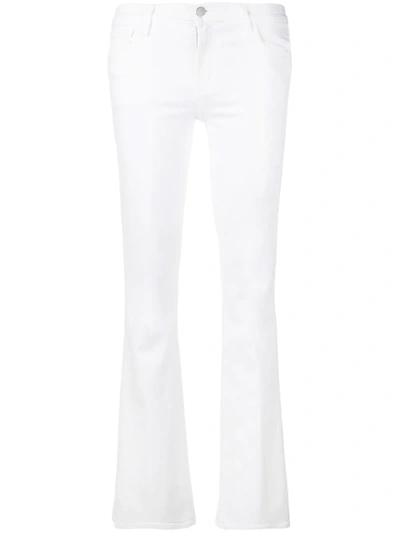 J Brand Women's Sallie Mid-rise Bootcut Jeans In White