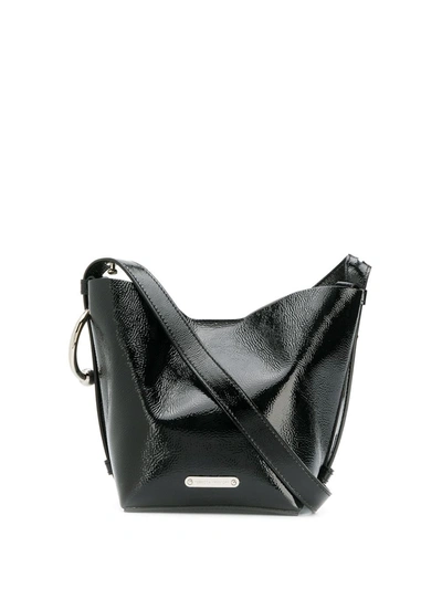 Rebecca Minkoff Kate Mini Leather Bucket Bag In Black