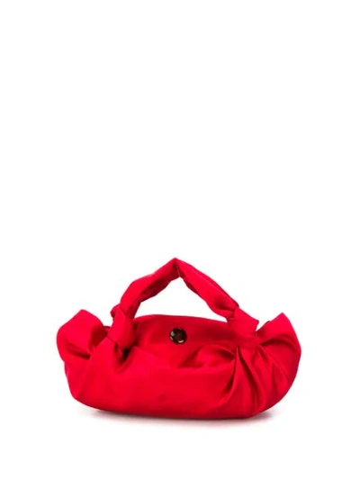 The Row Women's Ascot Velvet Hobo Bag In Red