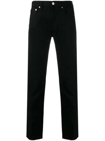 Ps By Paul Smith Straight Leg Jeans In Black