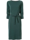 Anteprima Belted Midi Dress In Verde Militare 073