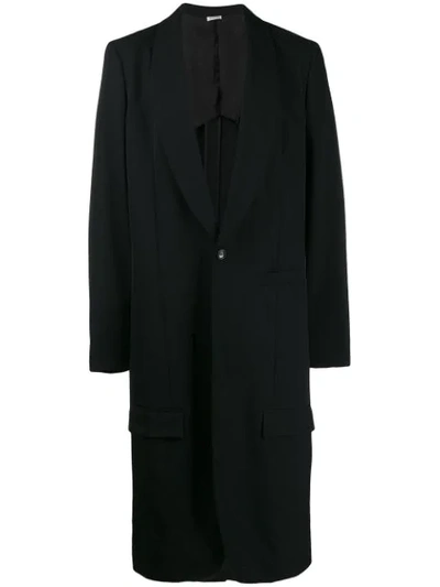 Comme Des Garçons Homme Deux Single-breasted Coat In Black