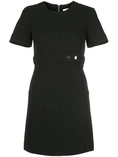 A.l.c Elaine Belted Short-sleeve Dress In Black