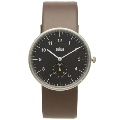 Braun Wrist Watch In Brown