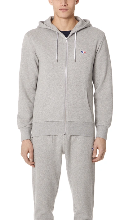 MAISON KITSUNÉ PAR REC ZIP HOODIE 