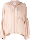 3.1 Phillip Lim / フィリップ リム Cinched Sleeves Anorak In Pink