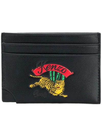 Kenzo Jumping Tiger Cardholder In Black