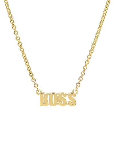 Established Jewelry 14k Gold Boss Pendant Necklace