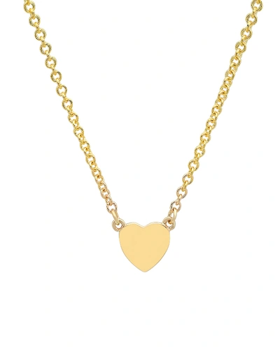 Established Jewelry 14k Gold Heart-charm Choker Necklace