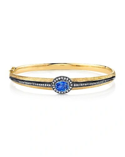 Arman Sarkisyan Single-sapphire Bracelet W/ Diamonds In Multi